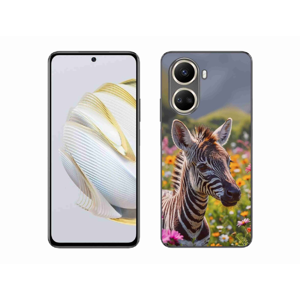 Gélový kryt mmCase na Huawei Nova 10 SE - zebra na lúke