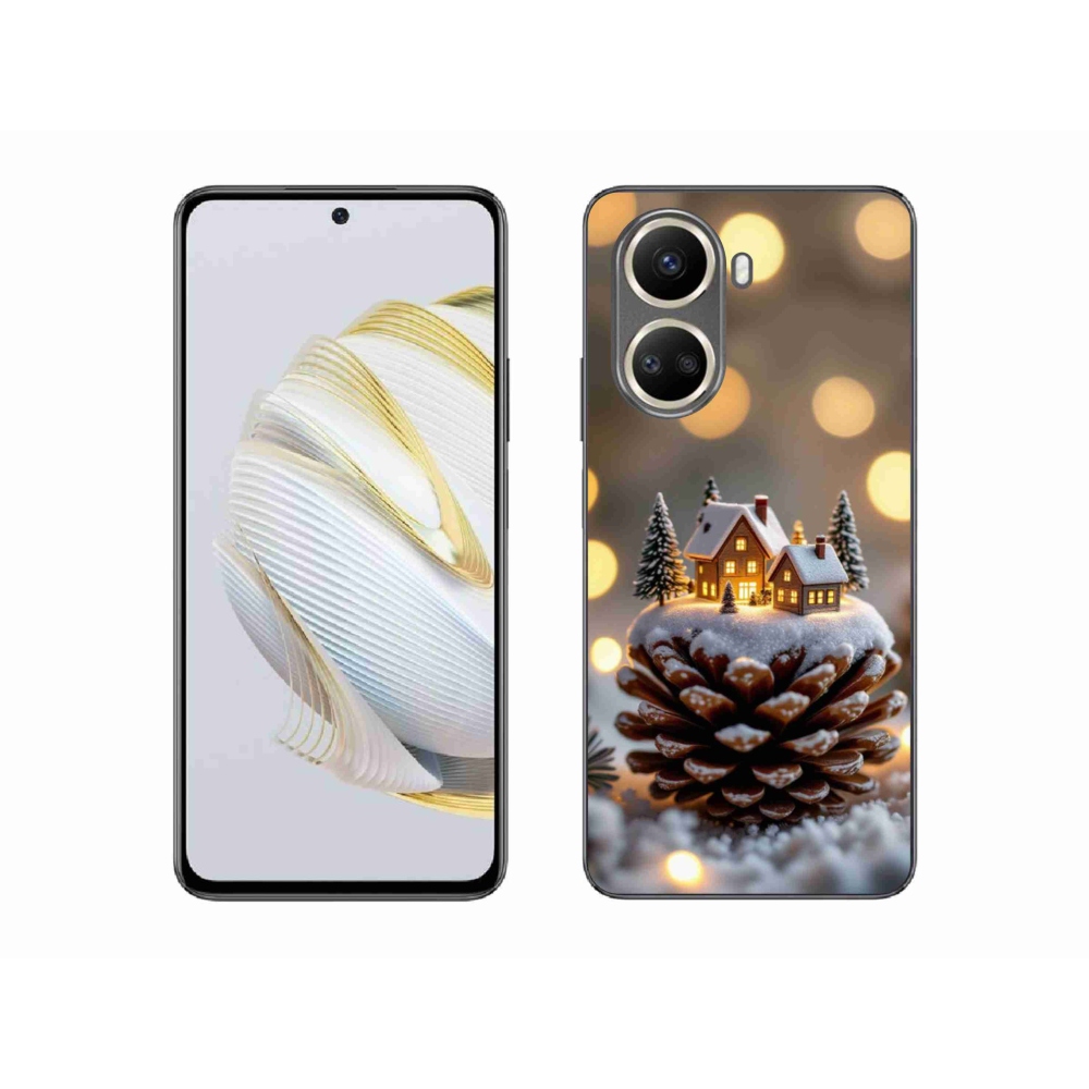 Gélový kryt mmCase na Huawei Nova 10 SE - zimná dedinka
