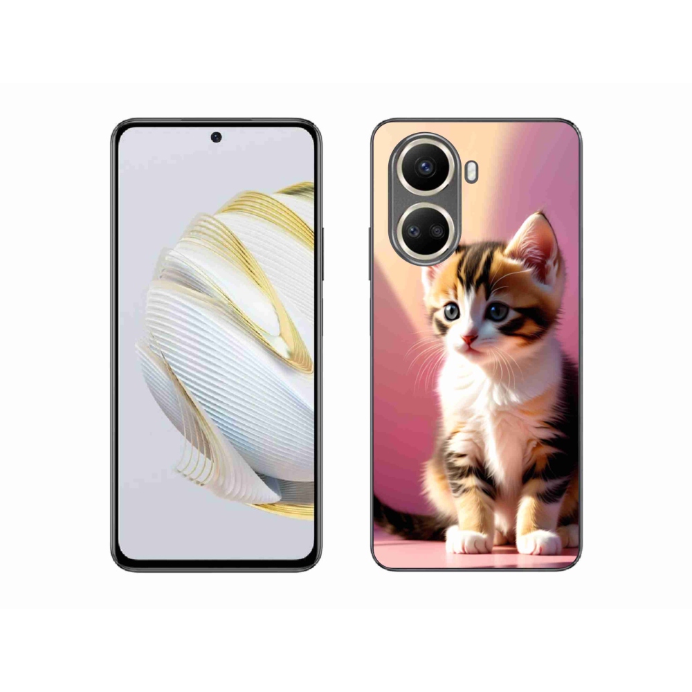 Gélový kryt mmCase na Huawei Nova 10 SE - zvedavé mačiatko 2