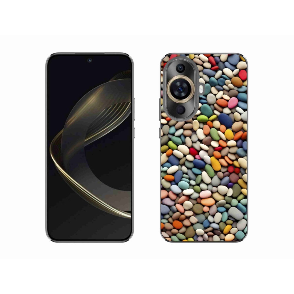 Gélový kryt mmCase na Huawei Nova 11 - farebné kamienky 2