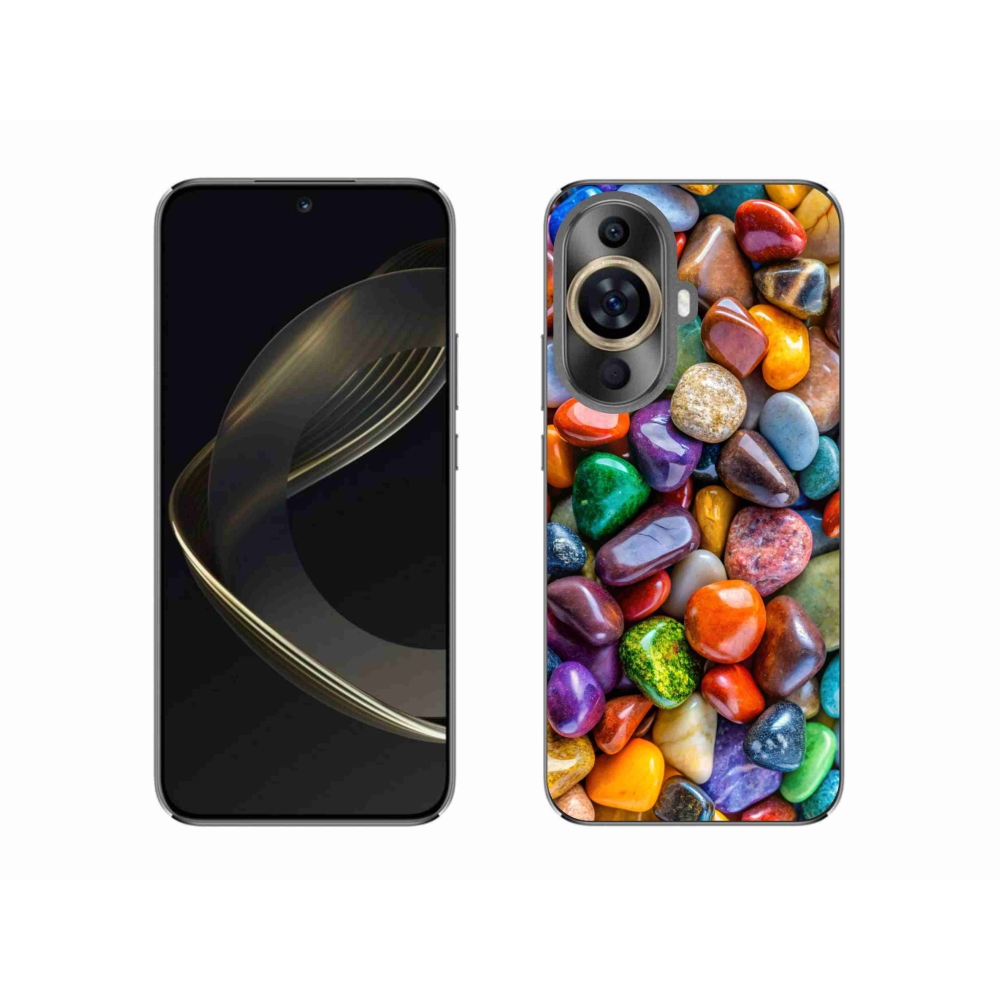 Gélový kryt mmCase na Huawei Nova 11 - farebné kamienky