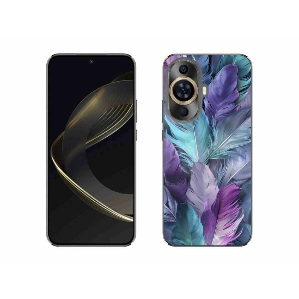 Gélový kryt mmCase na Huawei Nova 11 - farebné perie 2