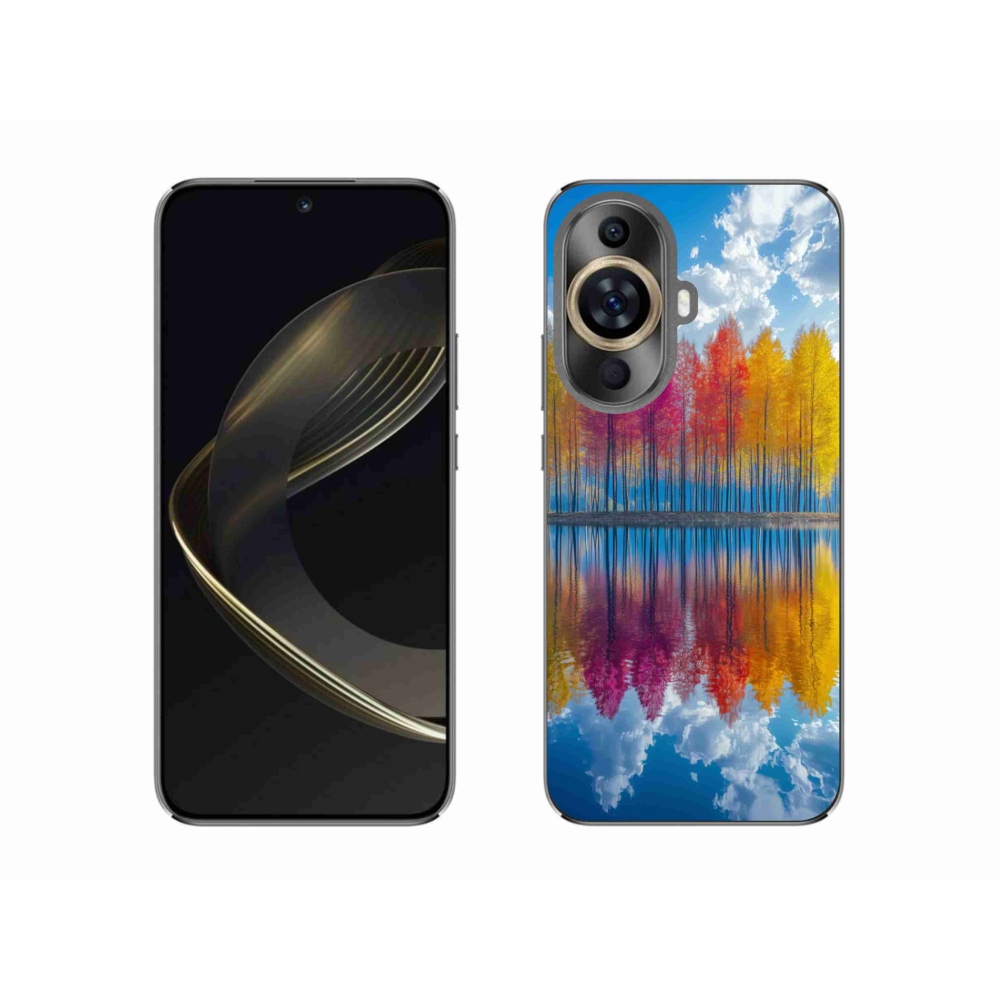 Gélový kryt mmCase na Huawei Nova 11 - farebné stromy