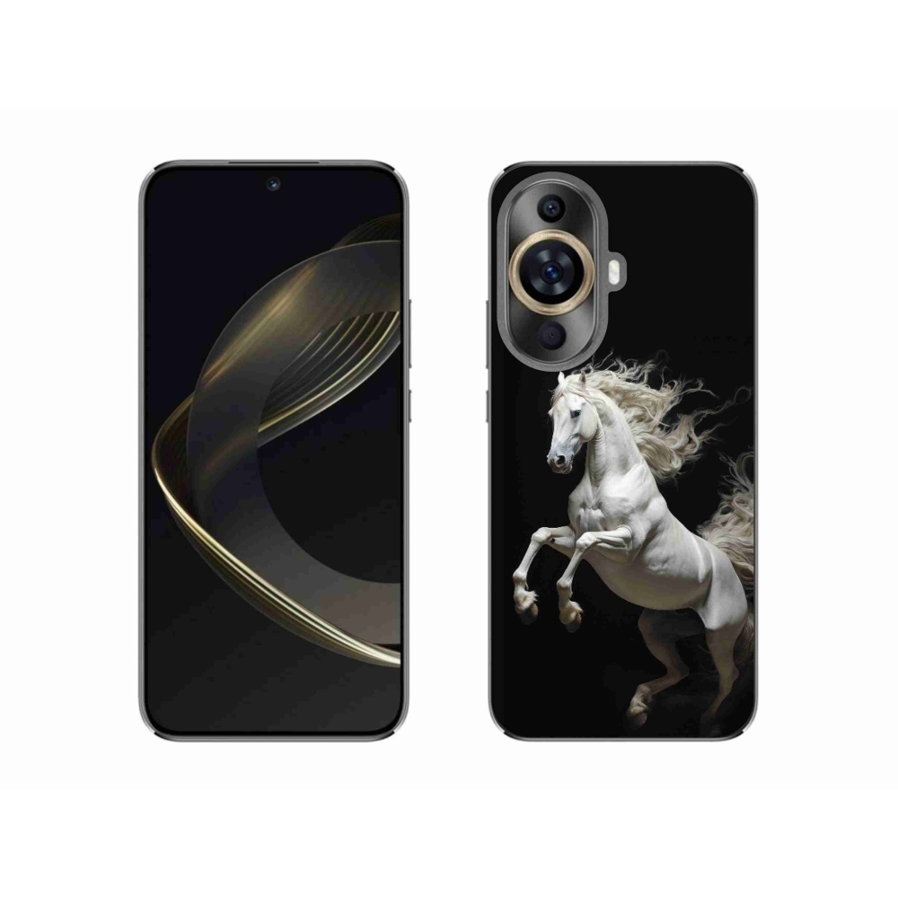 Gélový kryt mmCase na Huawei Nova 11 - biely kôň 4