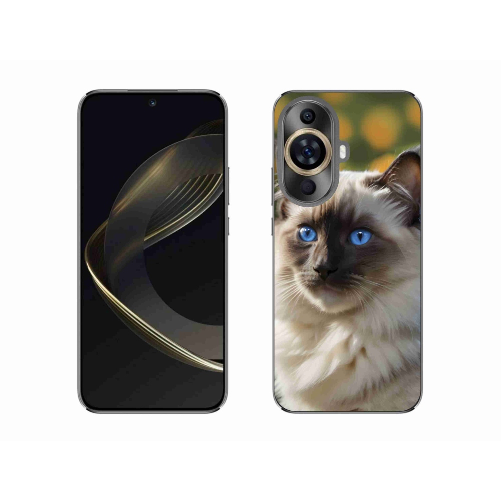 Gélový kryt mmCase na Huawei Nova 11 - biely ragdoll