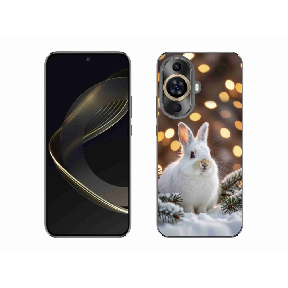 Gélový kryt mmCase na Huawei Nova 11 - biely zajac