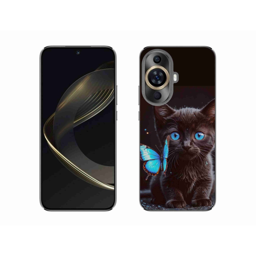 Gélový kryt mmCase na Huawei Nova 11 - čierne mačiatko 3