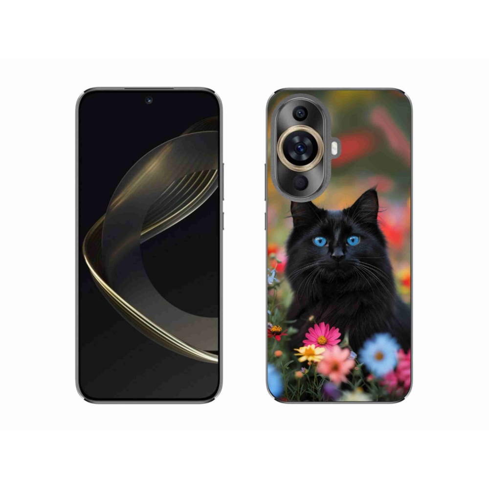 Gélový kryt mmCase na Huawei Nova 11 - čierne mačiatko 4