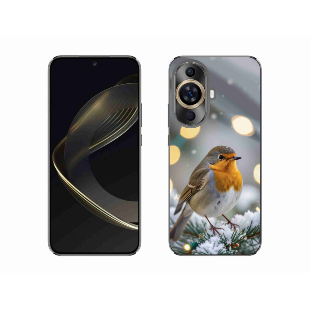 Gélový kryt mmCase na Huawei Nova 11 - červienka v zime