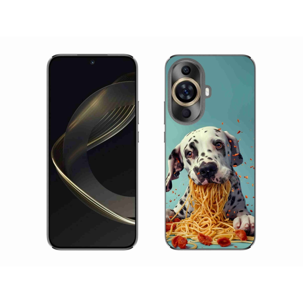 Gélový kryt mmCase na Huawei Nova 11 - dalmatín a špagety