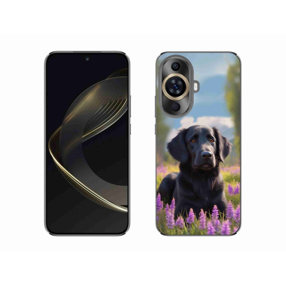 Gélový kryt mmCase na Huawei Nova 11 - elegantný čierny retriever