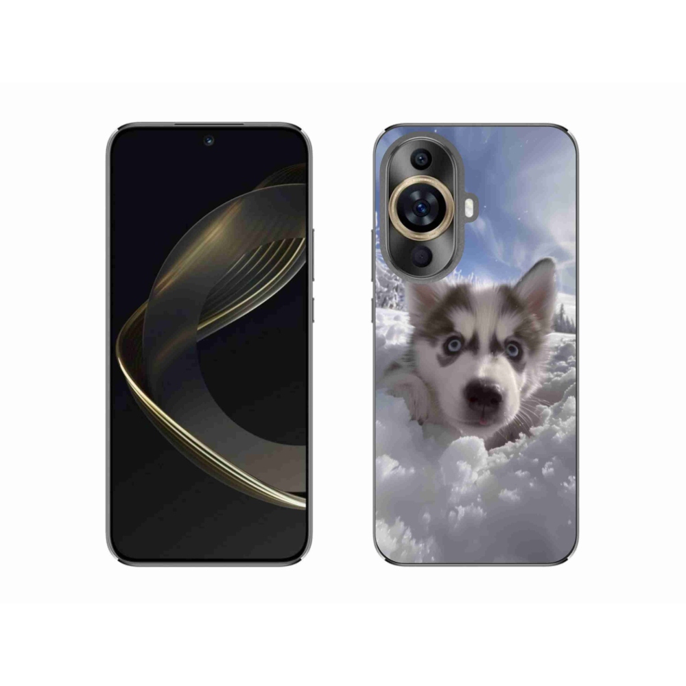 Gélový kryt mmCase na Huawei Nova 11 - husky v snehu