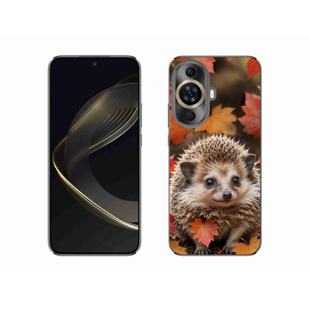 Gélový kryt mmCase na Huawei Nova 11 - ježko v lístii