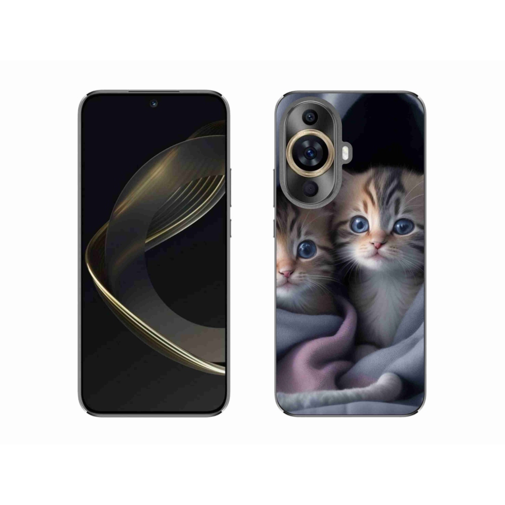 Gélový kryt mmCase na Huawei Nova 11 - mačacie duo 2