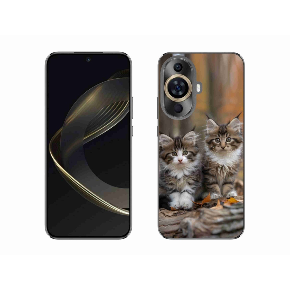 Gélový kryt mmCase na Huawei Nova 11 - mačacie duo 3