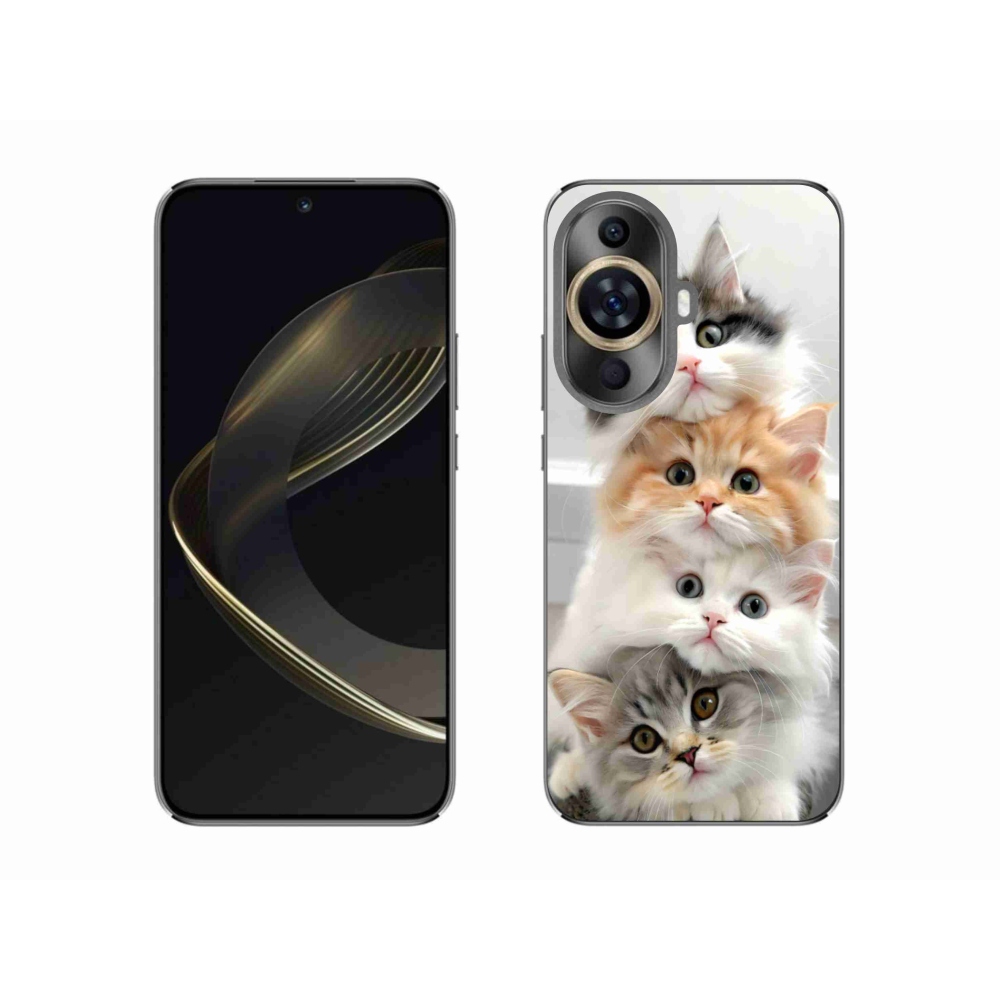Gélový kryt mmCase na Huawei Nova 11 - mačacia partia