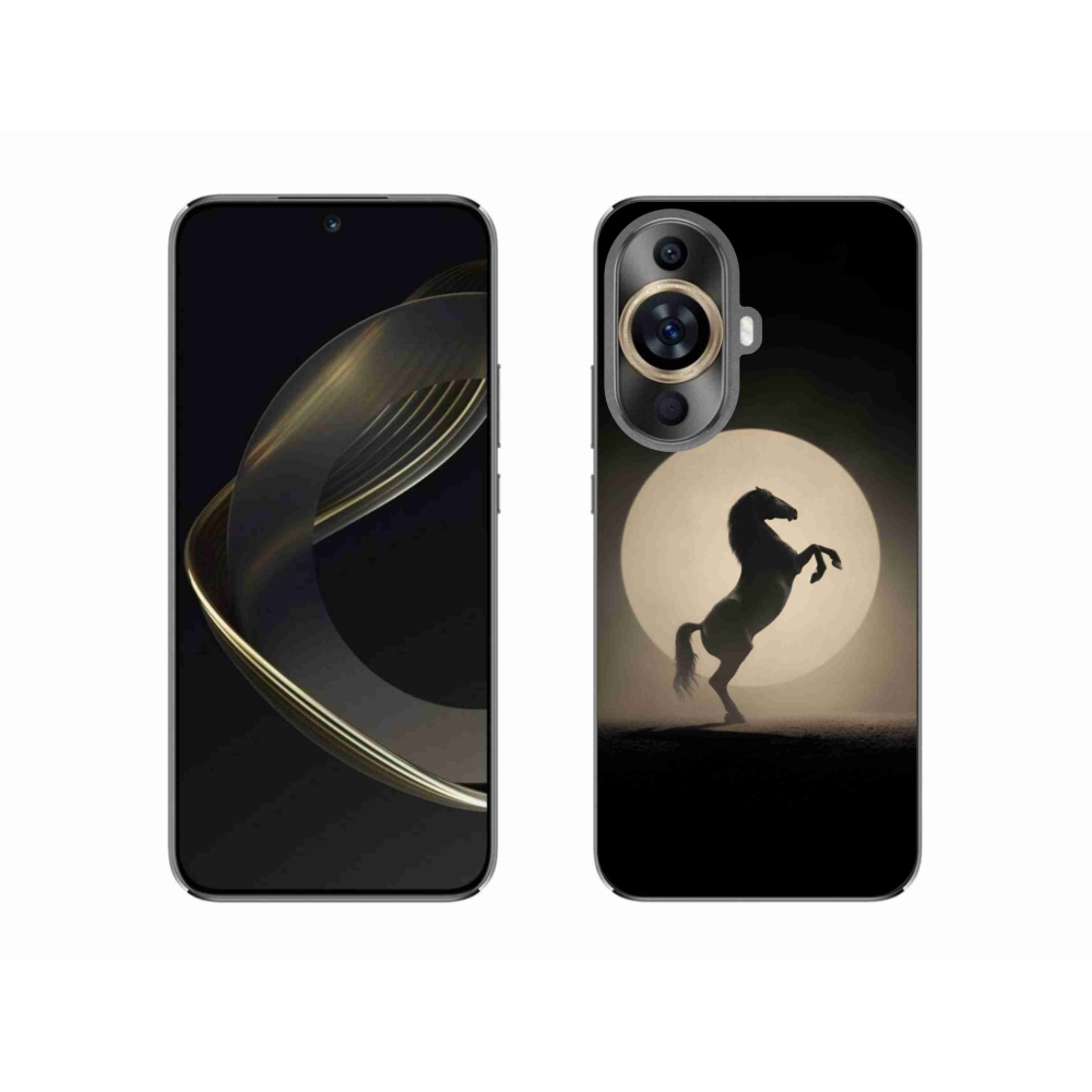 Gélový kryt mmCase na Huawei Nova 11 - kôň v siluete