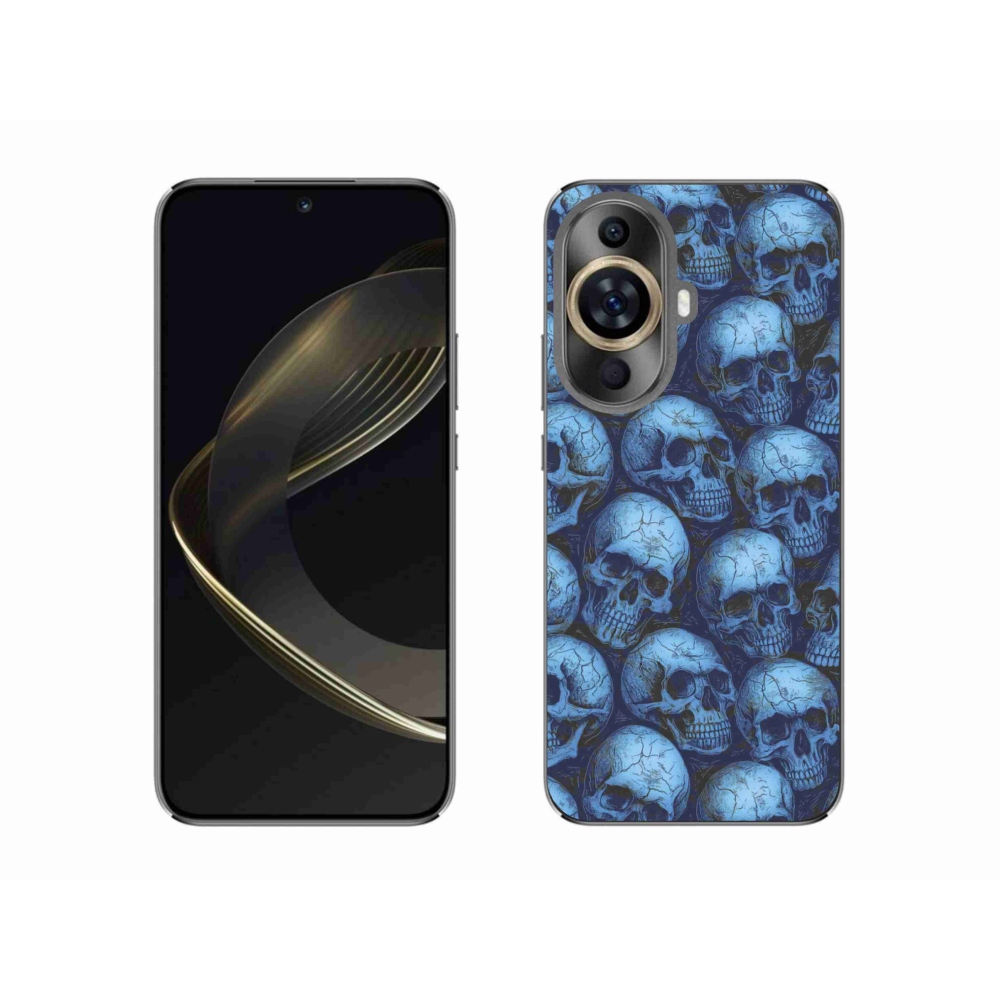 Gélový kryt mmCase na Huawei Nova 11 - lebky