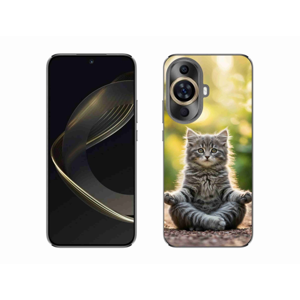 Gélový kryt mmCase na Huawei Nova 11 - meditujúce mačiatko