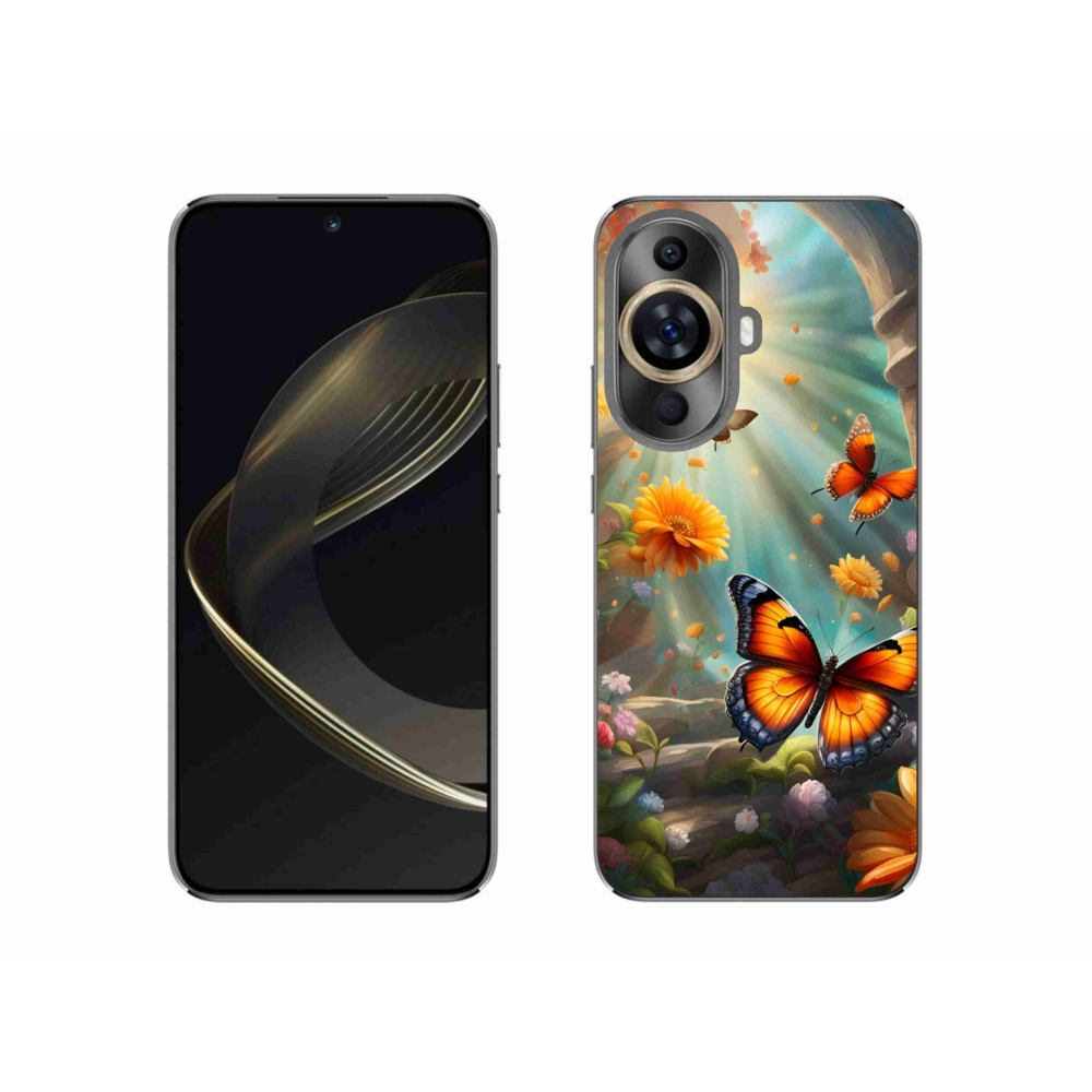 Gélový kryt mmCase na Huawei Nova 11 - motýlia záhrada 2
