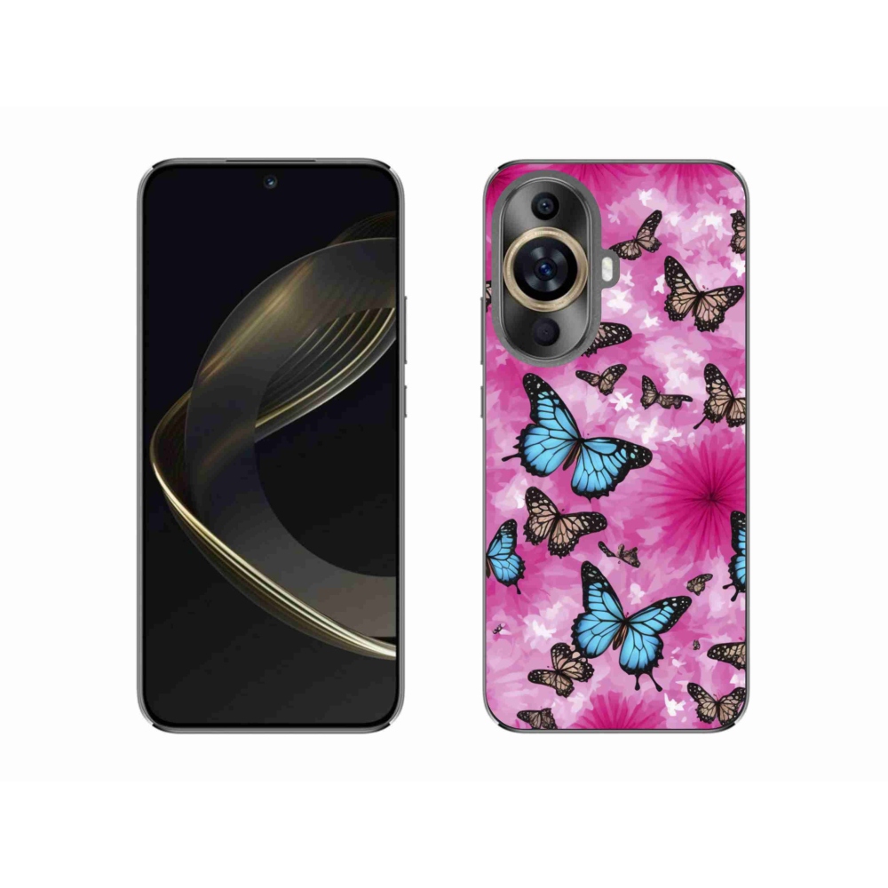 Gélový kryt mmCase na Huawei Nova 11 - motýlia záhrada