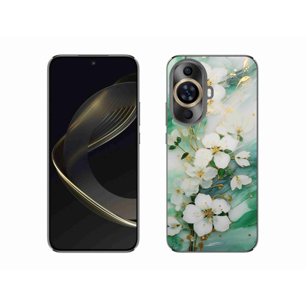 Gélový kryt mmCase na Huawei Nova 11 - nežné kvety