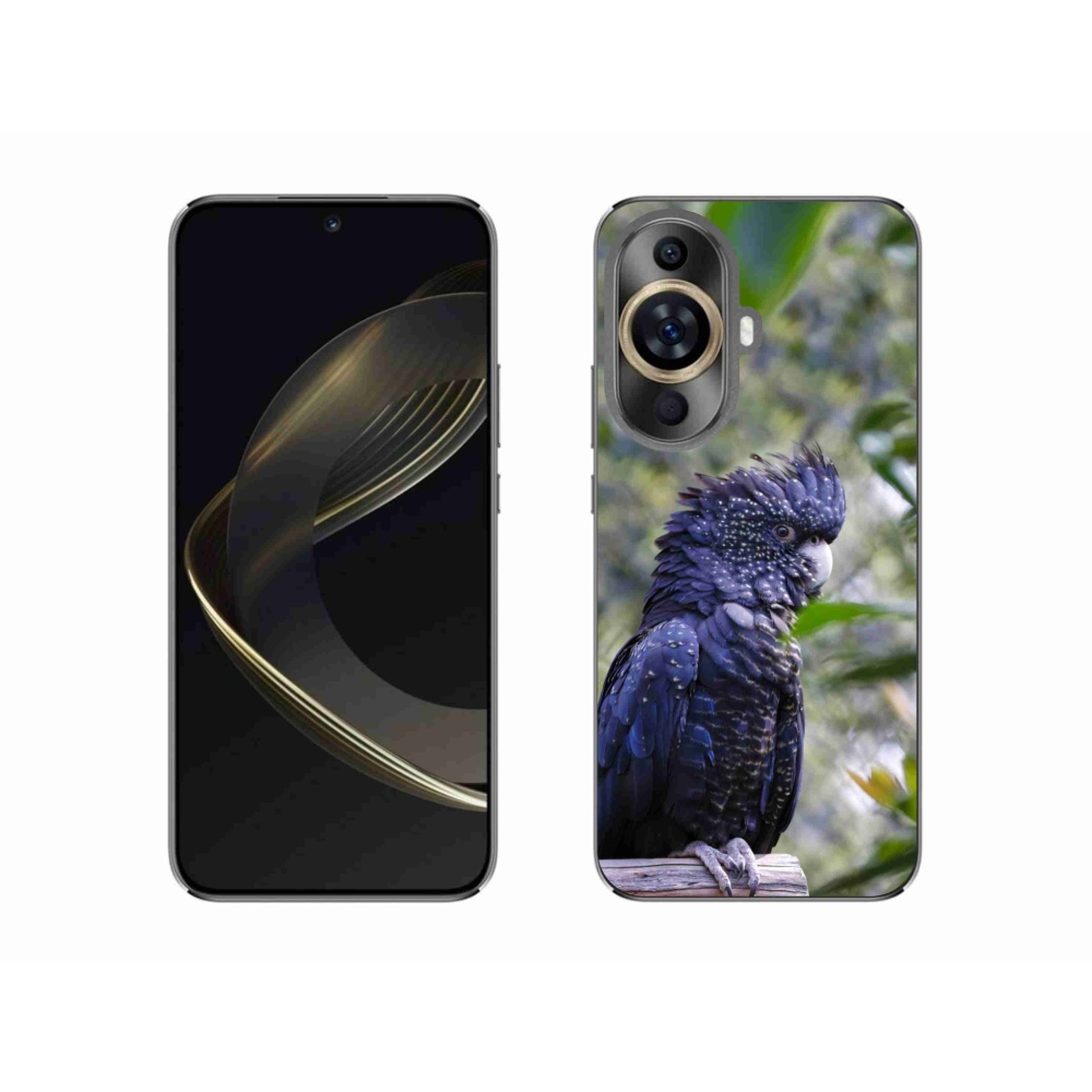 Gélový kryt mmCase na Huawei Nova 11 - papagáj kakadu čierny