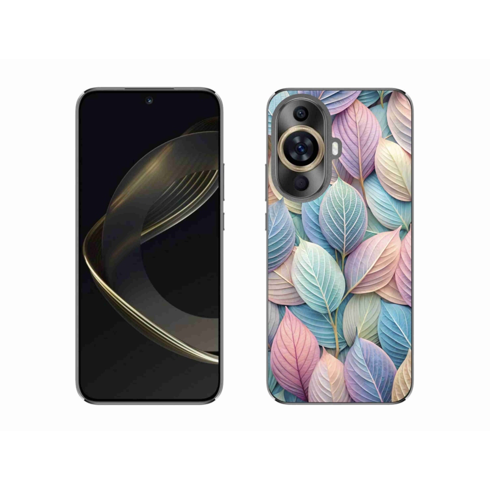 Gélový kryt mmCase na Huawei Nova 11 - pastelové listy