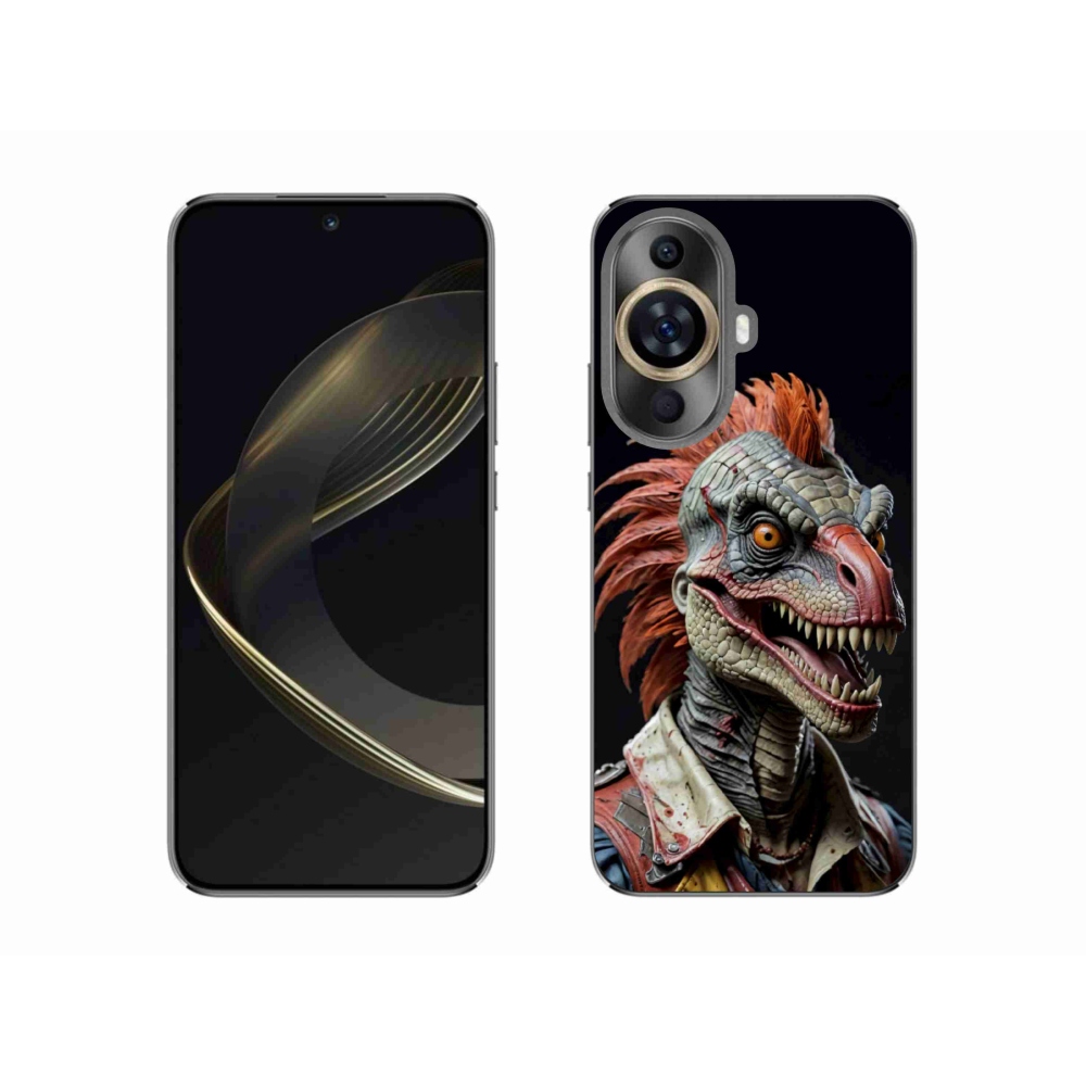 Gélový kryt mmCase na Huawei Nova 11 - punk dinosaurus