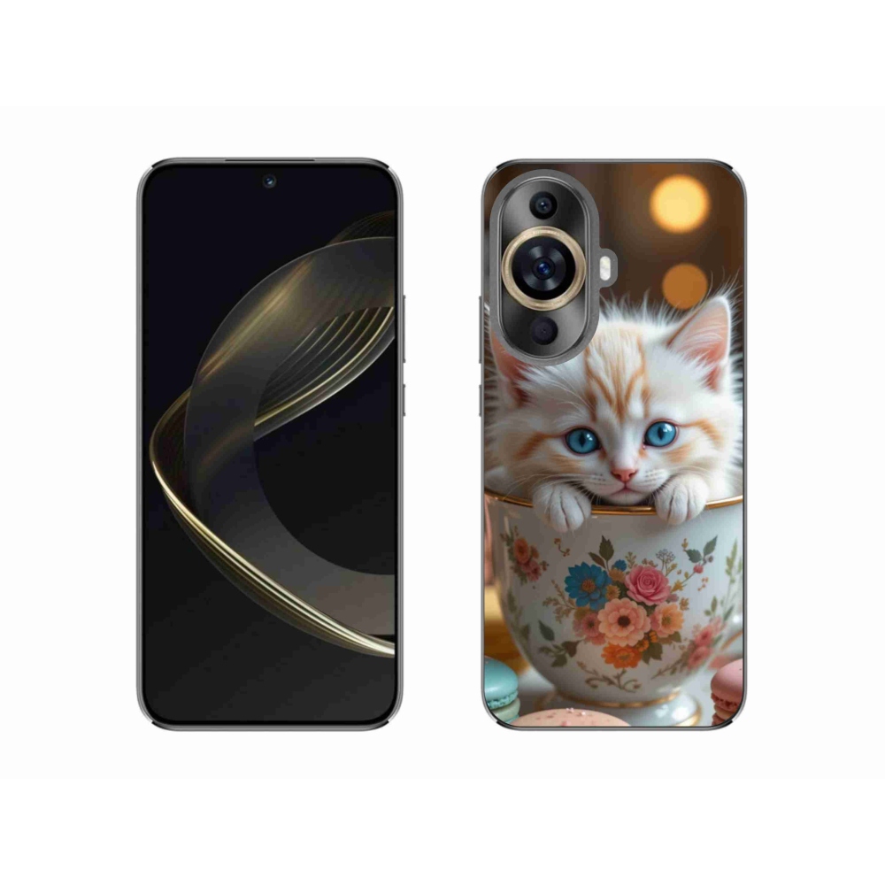 Gélový kryt mmCase na Huawei Nova 11 - roztomilé mačiatko 6