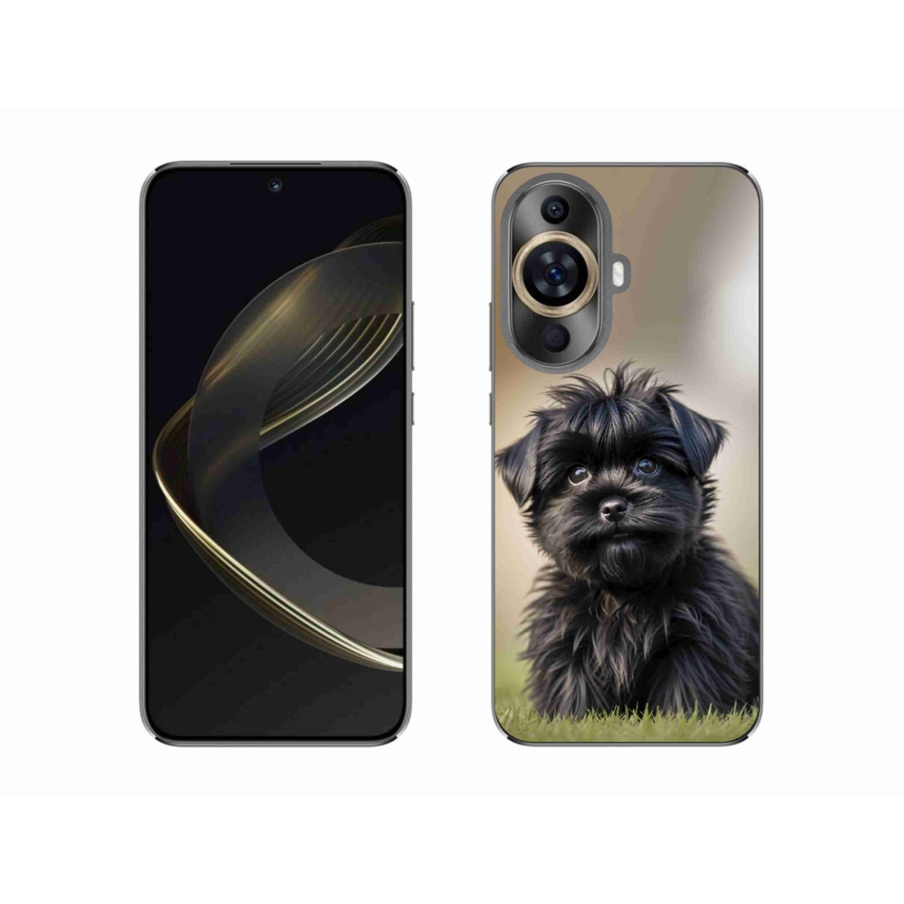 Gélový kryt mmCase na Huawei Nova 11 - roztomilý čierny psík