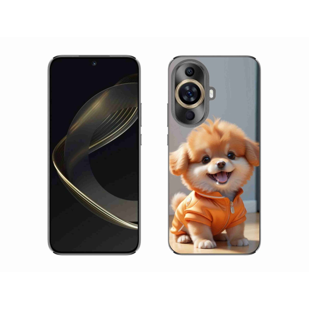 Gélový kryt mmCase na Huawei Nova 11 - roztomilý pomeranian v mikine