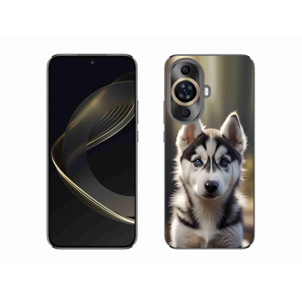 Gélový kryt mmCase na Huawei Nova 11 - roztomilý sibírsky husky