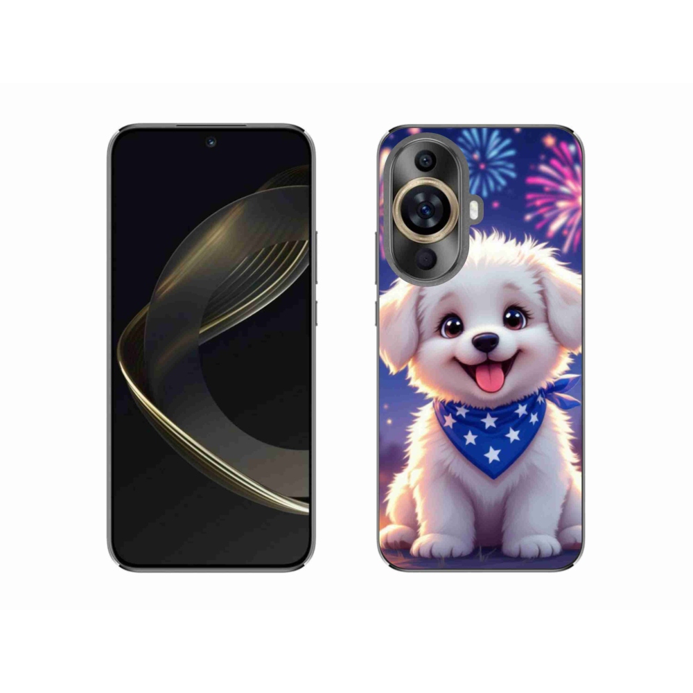 Gélový kryt mmCase na Huawei Nova 11 - slávnostné šteňa