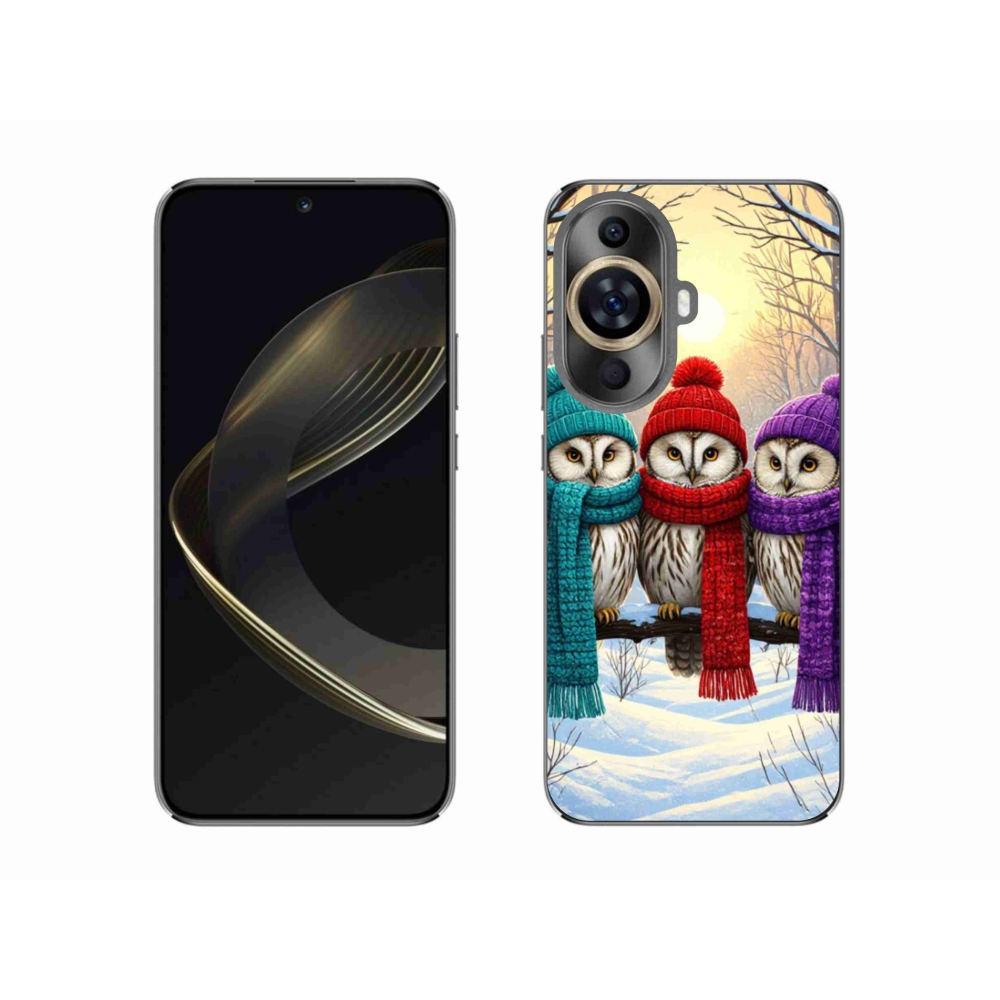 Gélový kryt mmCase na Huawei Nova 11 - soví priatelia