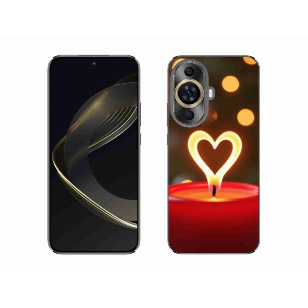 Gélový kryt mmCase na Huawei Nova 11 - srdce z plameňa
