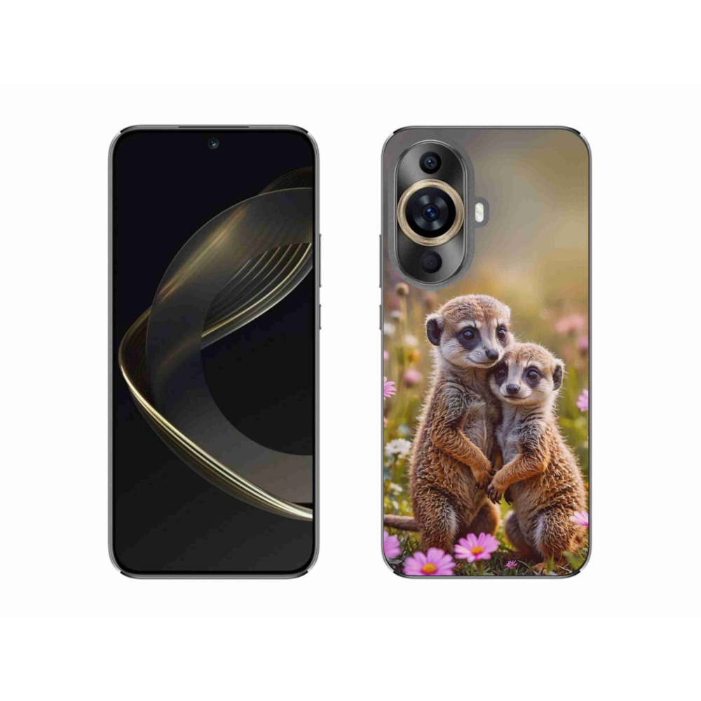 Gélový kryt mmCase na Huawei Nova 11 - surikatí duo