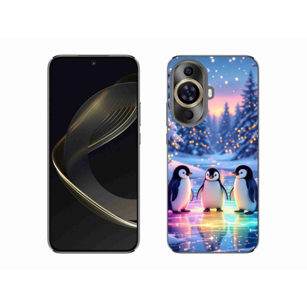 Gélový kryt mmCase na Huawei Nova 11 - tučniaky
