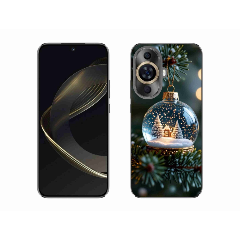 Gélový kryt mmCase na Huawei Nova 11 - vianočné gule 2