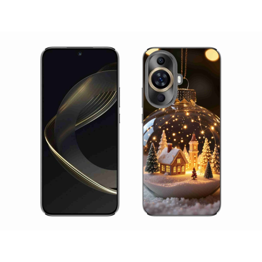 Gélový kryt mmCase na Huawei Nova 11 - vianočné gule 3