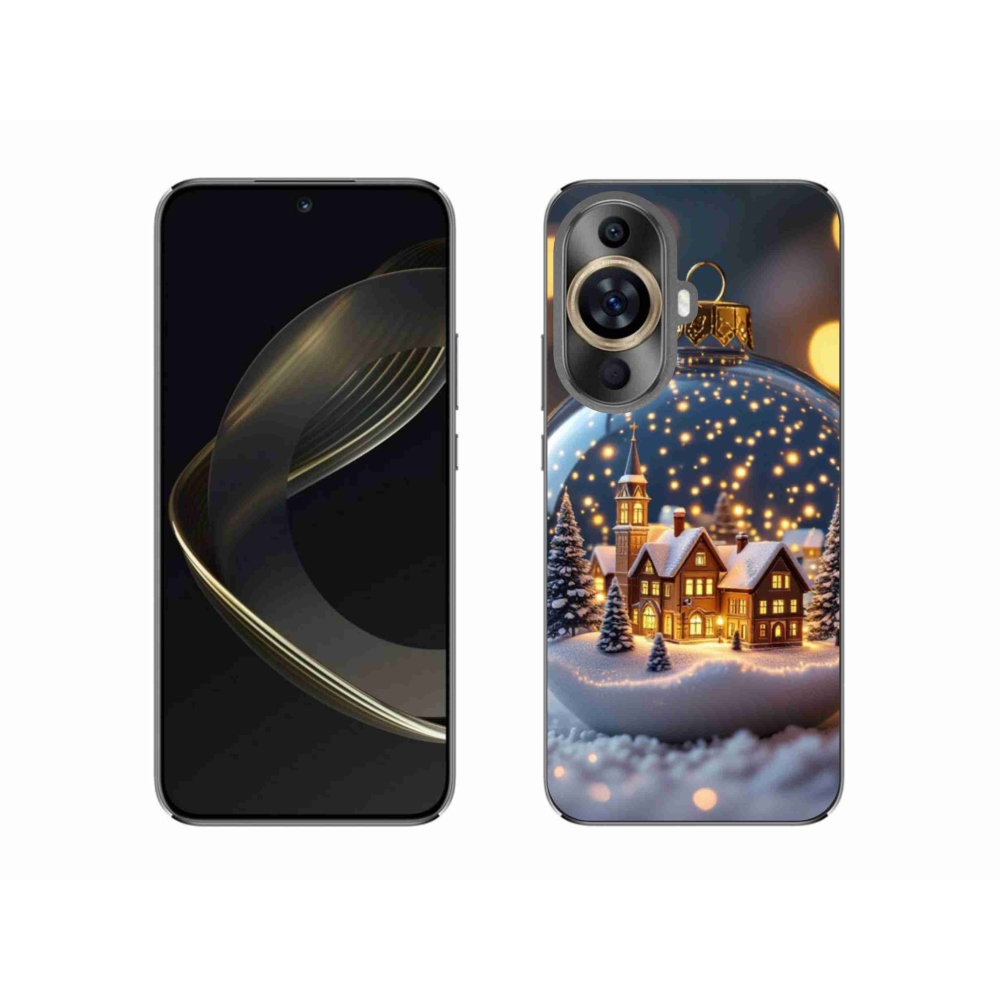 Gélový kryt mmCase na Huawei Nova 11 - vianočné gule 4