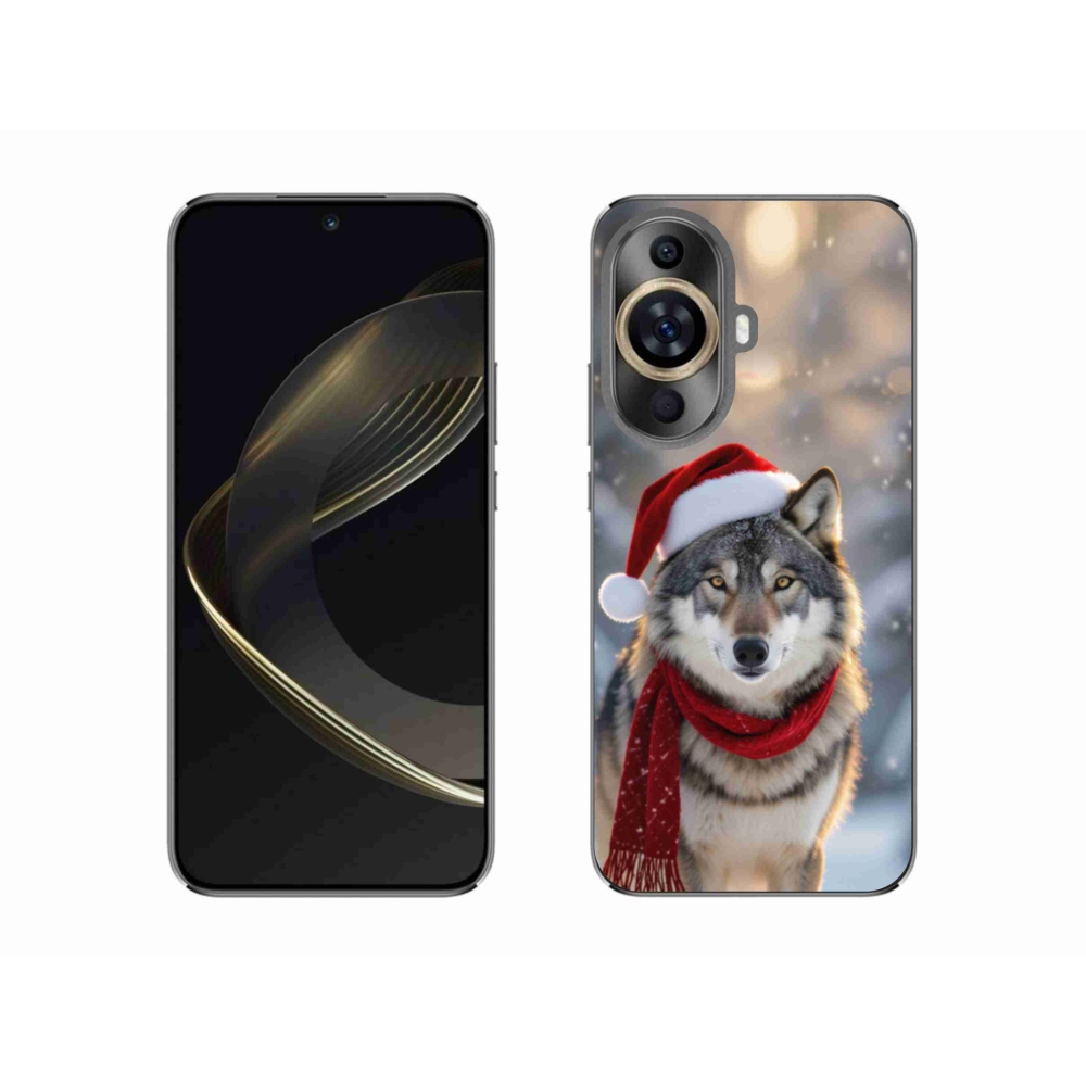 Gélový kryt mmCase na Huawei Nova 11 - vianočný vlk