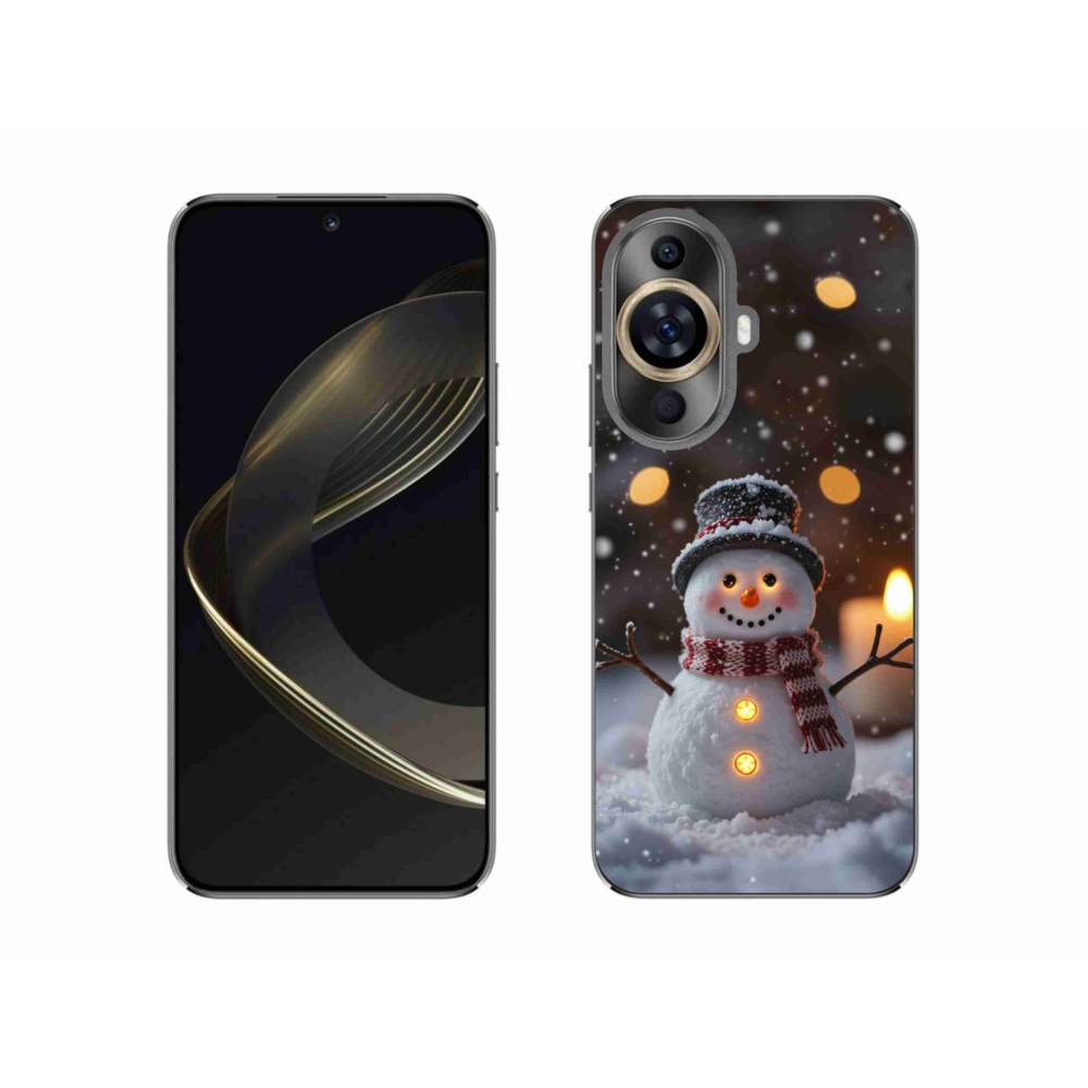 Gélový kryt mmCase na Huawei Nova 11 - veselý snehuliak