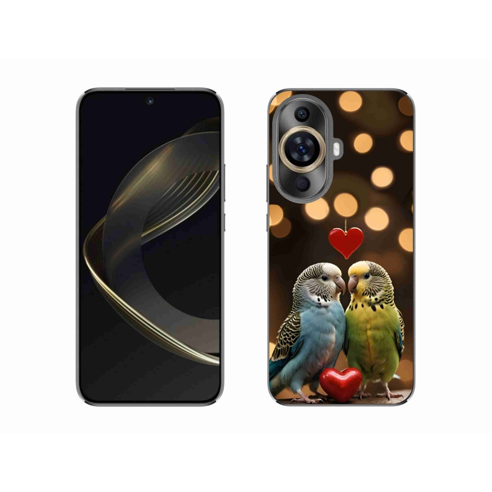 Gélový kryt mmCase na Huawei Nova 11 - zamilovaní papagáje