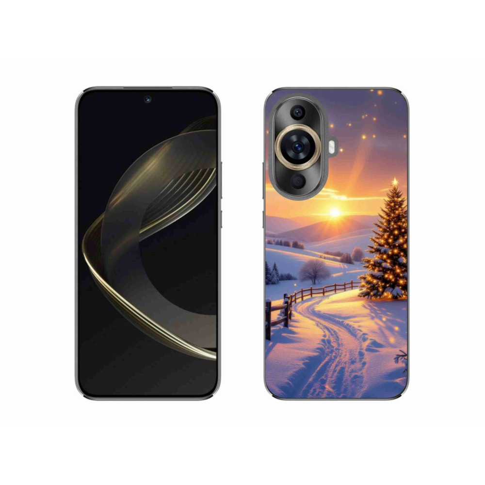 Gélový kryt mmCase na Huawei Nova 11 - zimná krajina