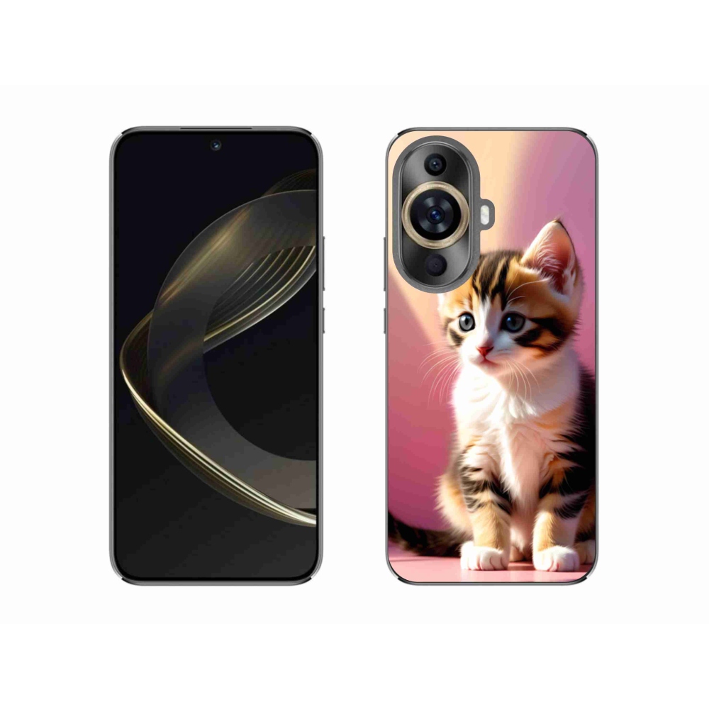 Gélový kryt mmCase na Huawei Nova 11 - zvedavé mačiatko 2