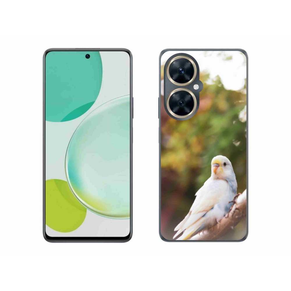 Gélový kryt mmCase na Huawei Nova 11i - andulka biela