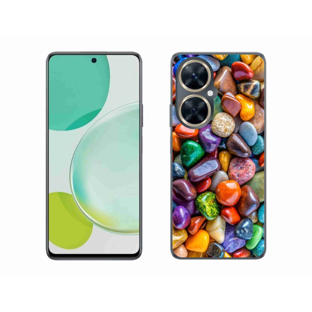 Gélový kryt mmCase na Huawei Nova 11i - farebné kamienky