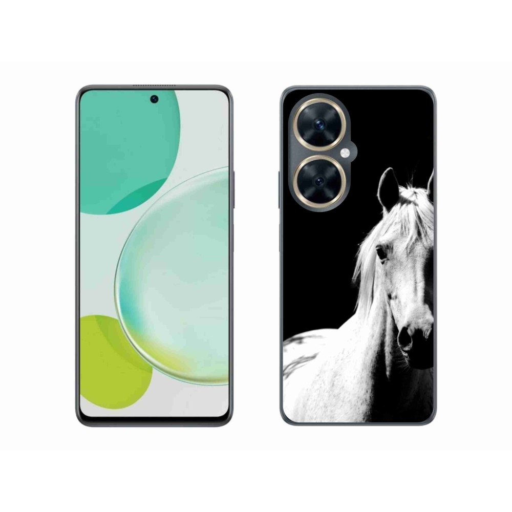 Gélový kryt mmCase na Huawei Nova 11i - biely kôň 5