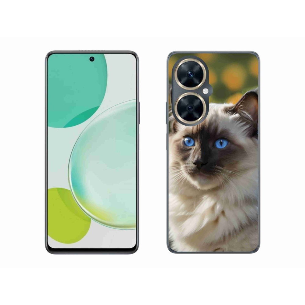 Gélový kryt mmCase na Huawei Nova 11i - biely ragdoll